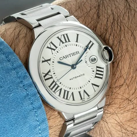 Cartier Ballon Bleu 42mm W69012Z4 42mm Stainless steel Silver