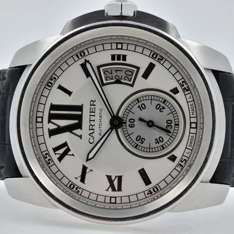 Cartier Calibre de Cartier W7100037 42mm Stainless steel Silver