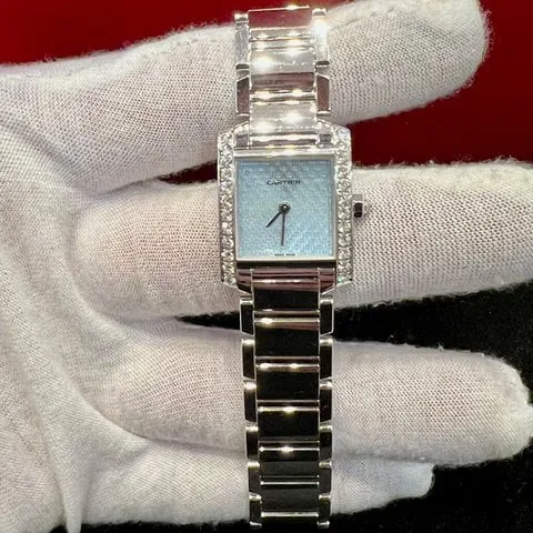 Cartier Tank 2403 20mm White gold White