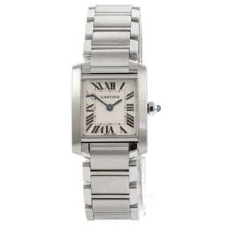 Cartier Tank Française W51008Q3 Stainless steel Silver