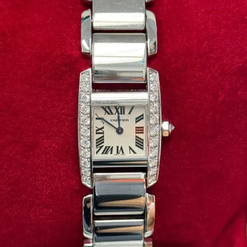 Cartier Tank WE70039H White gold White