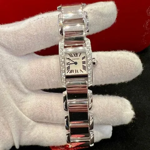 Cartier Tank WE70039H White gold White