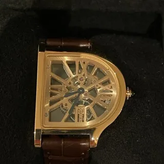 Cartier Cloche WHCC0002 Rose gold Skeletonized