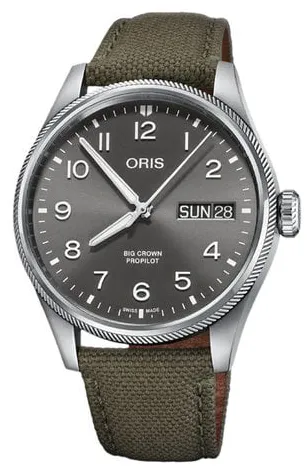 Oris Big Crown 01 752 7760 4063-07 3 22 02LC 44mm Stainless steel Gray