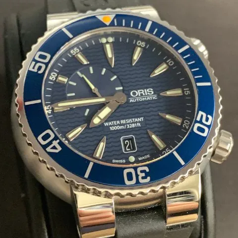 Oris TT1 7609 47mm Stainless steel Blue