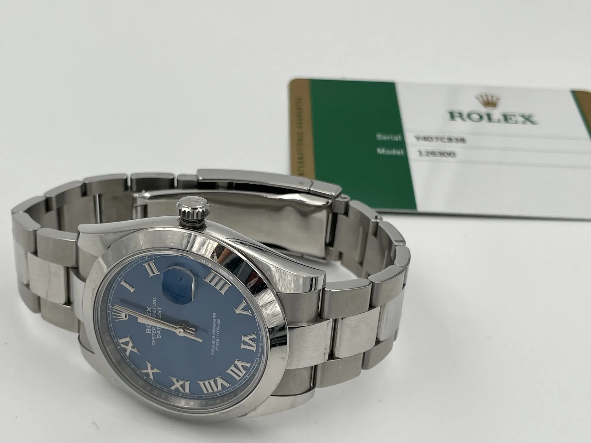 Rolex Datejust 41 126300 Stainless steel Blue 1