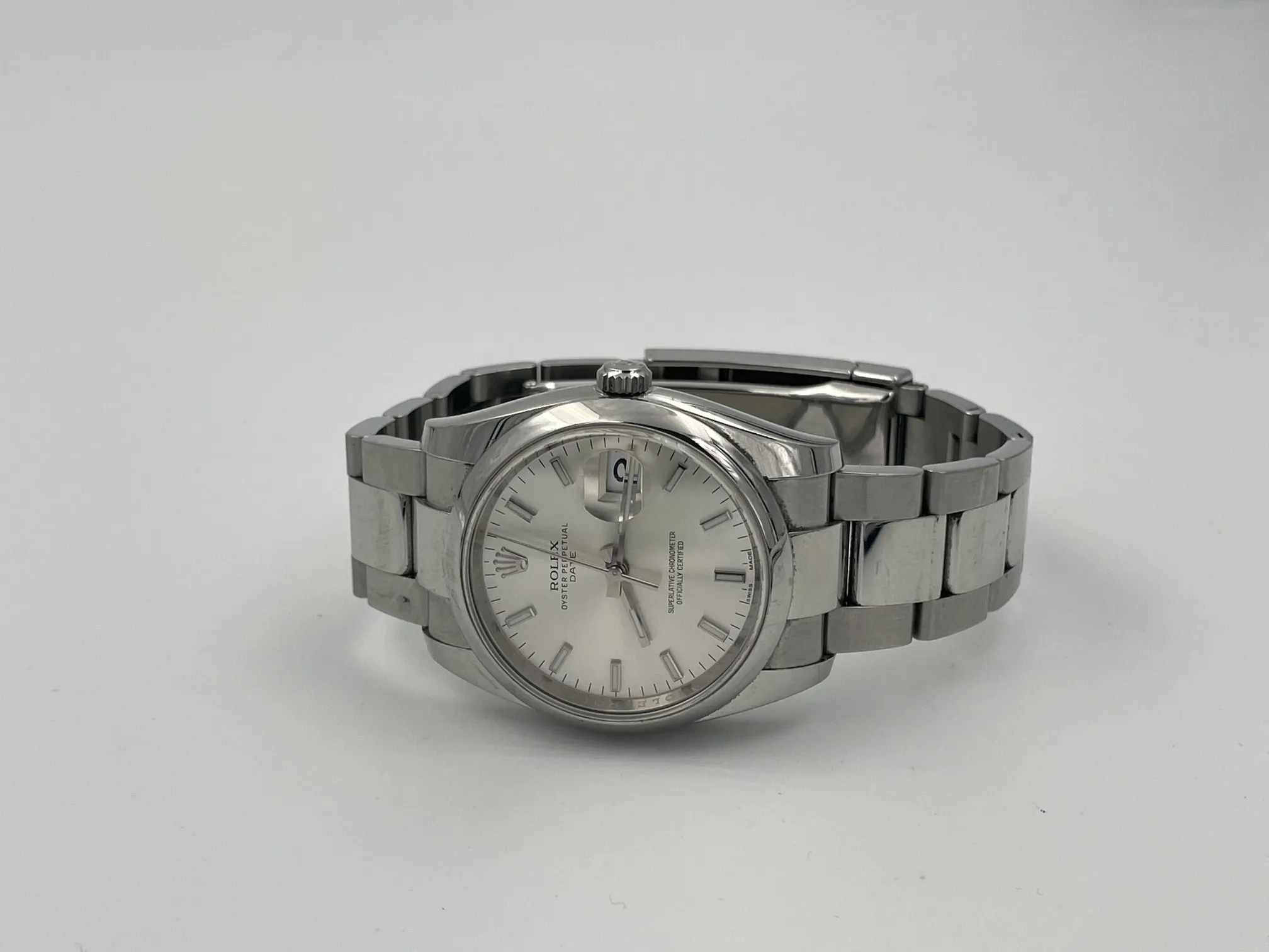 Rolex Oyster Perpetual Date 115200 36mm Stainless steel Silver