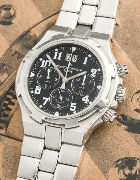 Vacheron Constantin Overseas Chronograph 49140 40mm Stainless steel Black