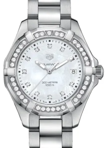 TAG Heuer Aquaracer WBD131C.BA0748 35mm Stainless steel Mother-of-pearl