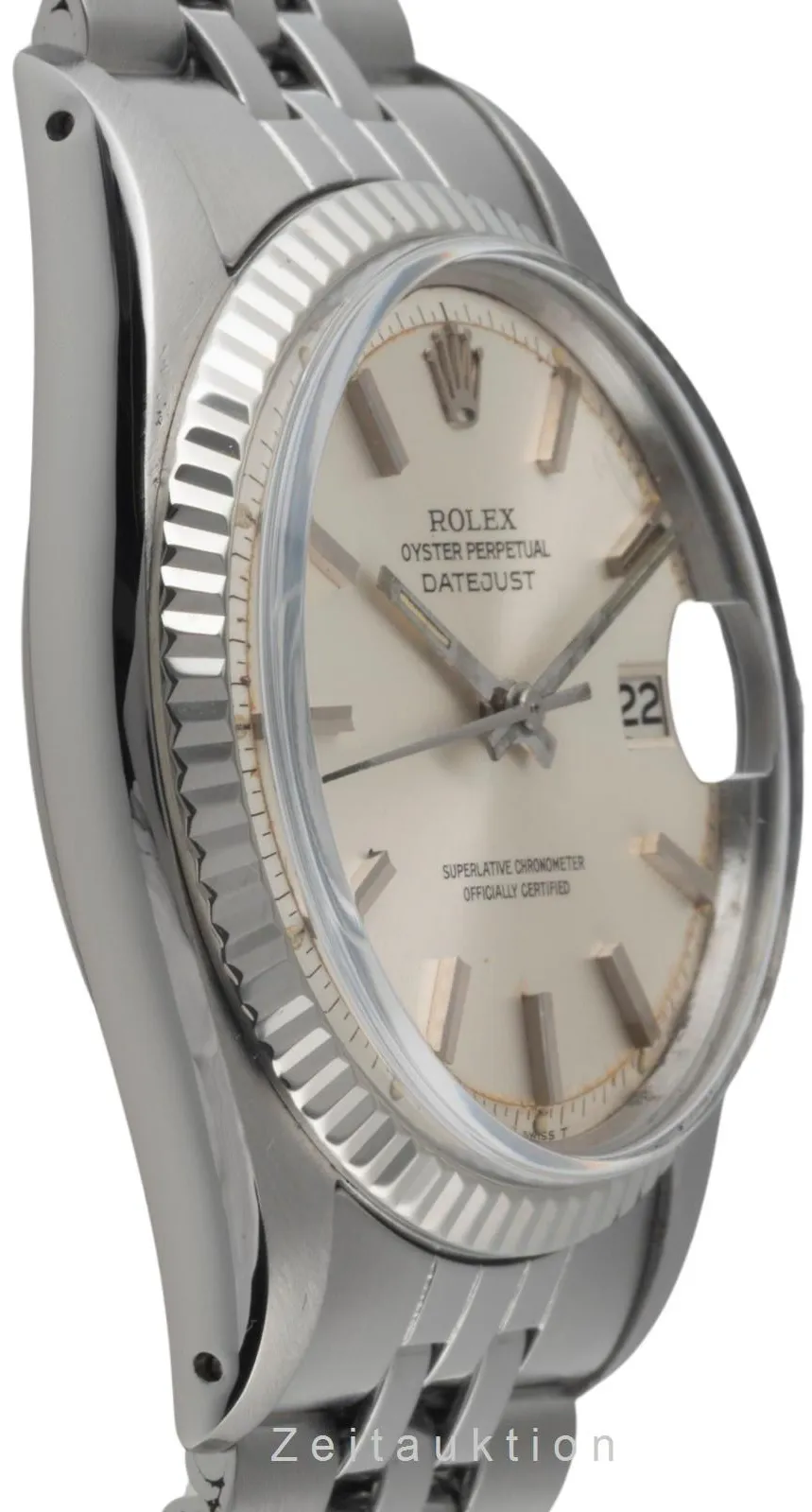 Rolex Datejust 1601 36mm White gold and Stainless steel Silver 7