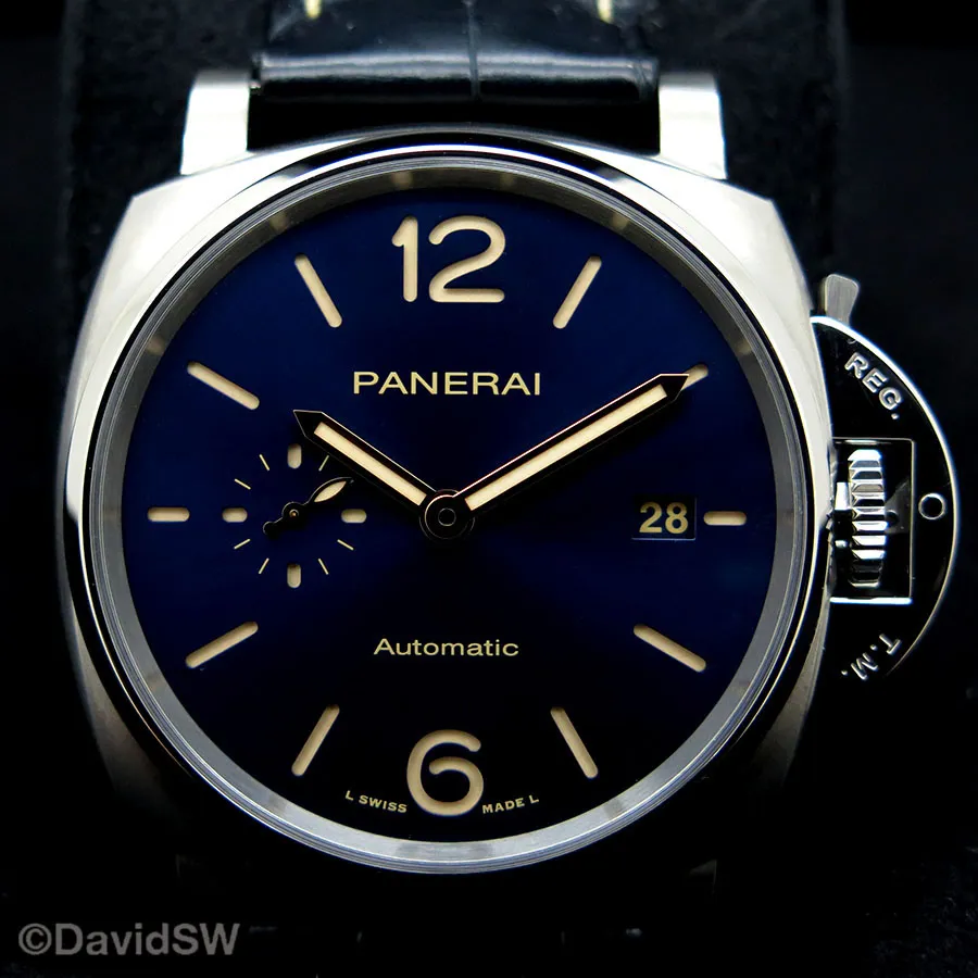 Panerai Luminor Due PAM 00927 42mm Titanium Blue 2