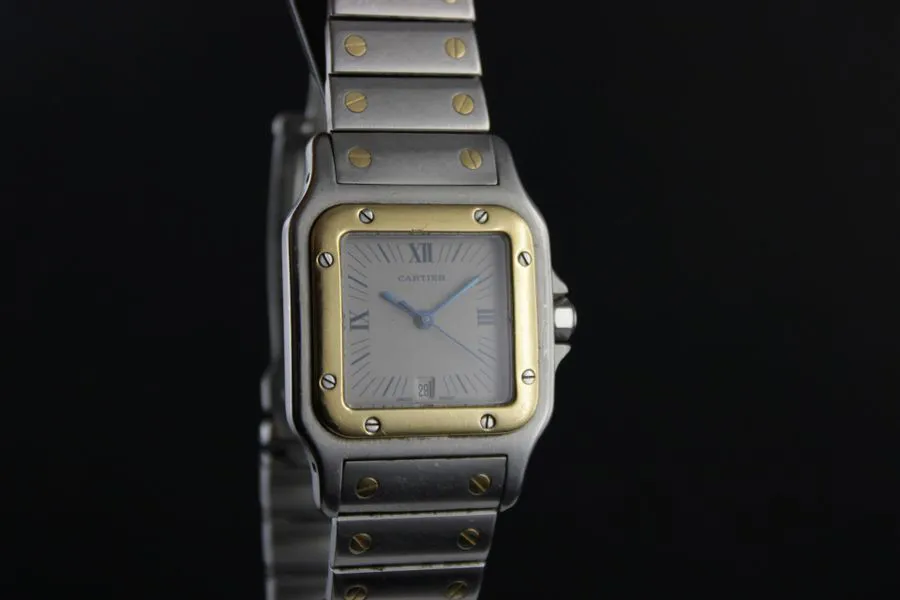 Cartier Santos Galbée 187901 29mm Yellow gold and Stainless steel Cream