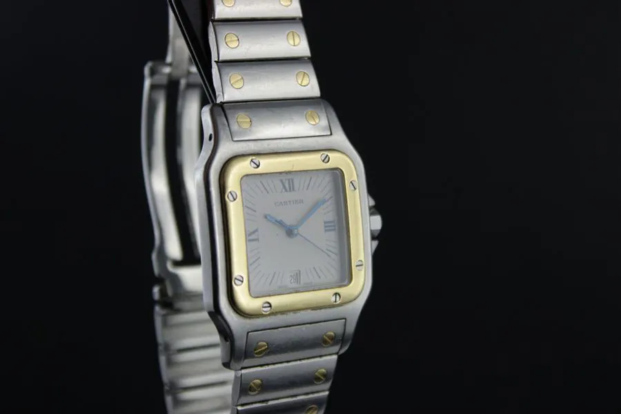 Cartier Santos Galbée 187901 29mm Yellow gold and Stainless steel Cream 1