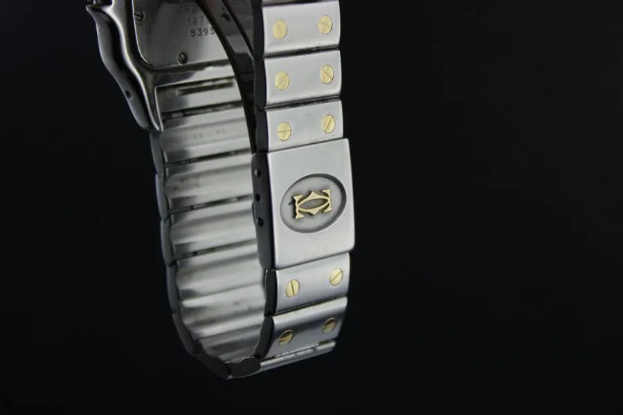 Cartier Santos Galbée 187901 29mm Yellow gold and Stainless steel Cream 4