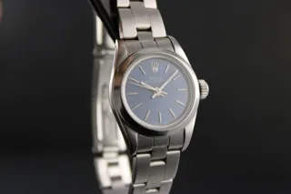 Rolex Oyster Perpetual 67180 Stainless steel Blue