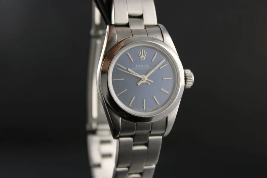 Rolex Oyster Perpetual 67180 24mm Stainless steel Blue 1