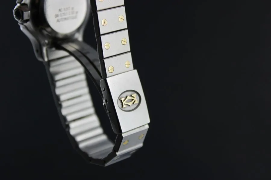 Cartier Santos Octagon 25mm Yellow gold and Stainless steel White 4