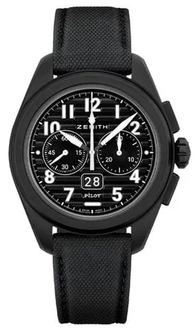 Zenith Pilot 49.4000.3652/21.I001 42.5mm Black ceramic Black