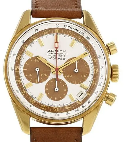 Zenith El Primero G381 38mm Yellow gold White