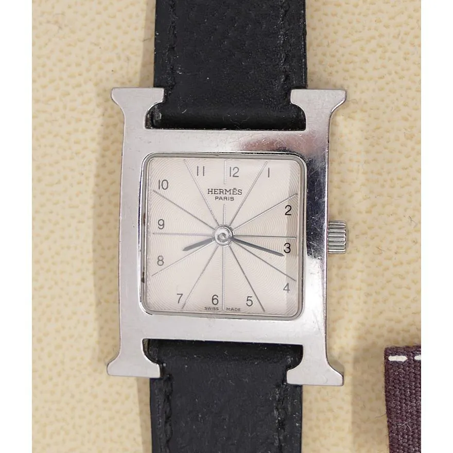 Hermès Heure H HH1.210 20mm Stainless steel White