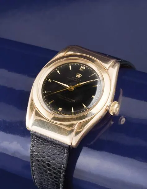 Rolex Oyster Perpetual 3065 32mm Yellow gold Black