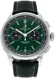 Breitling Premier AB0118 Stainless steel Green Baton