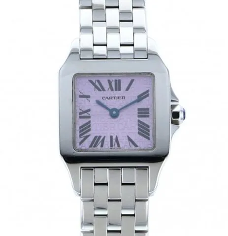 Cartier Santos W2510002 21mm Stainless steel Purple