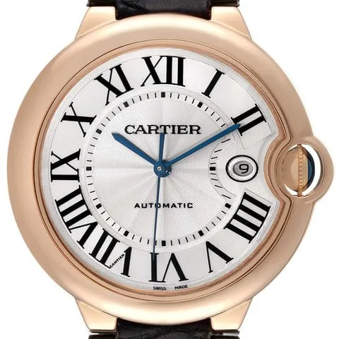 Cartier Ballon Bleu W6900651 42mm Rose gold White