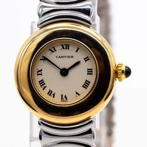 Cartier Baignoire 8057908C 24mm Yellow gold Champagne