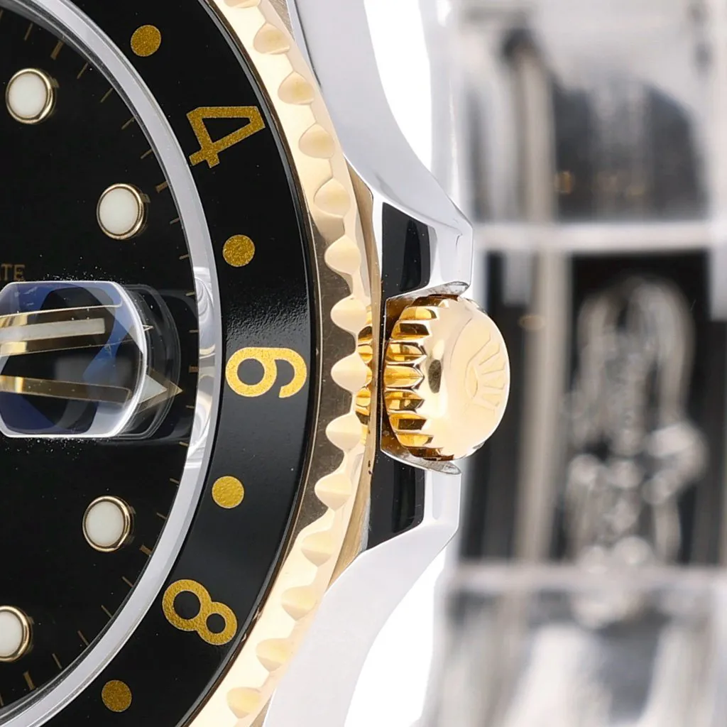 Rolex GMT-Master II 16713 40mm Yellow gold and Stainless steel Black 4