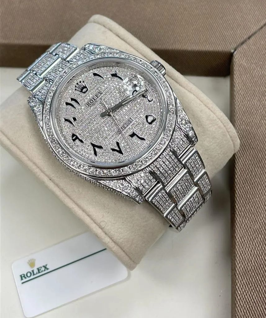 Rolex Datejust 41 126300 41mm Stainless steel and diamond-set Diamond 9