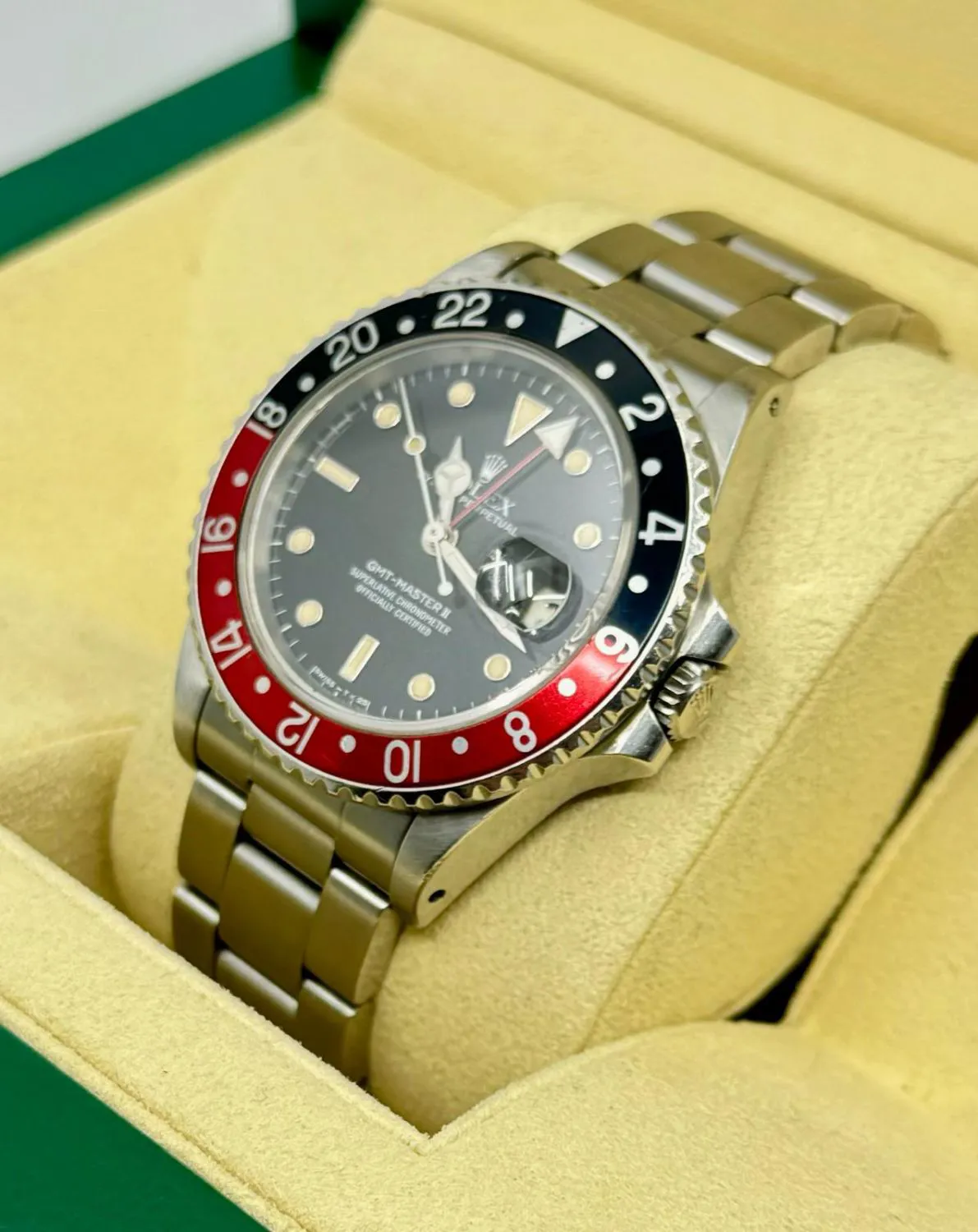 Rolex GMT-Master II 16760 40mm Stainless steel Black 6