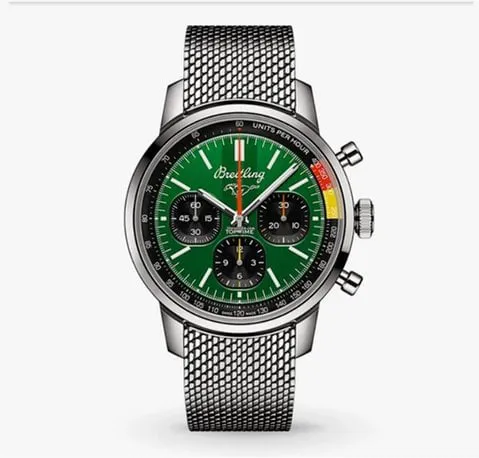 Breitling Top Time AB01762A1L1A1 41mm Stainless steel Green