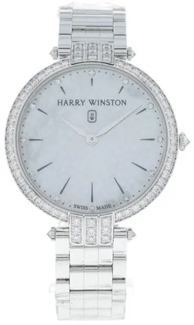 Harry Winston Premier PRNQHM39WW002 39mm White gold Mother-of-pearl