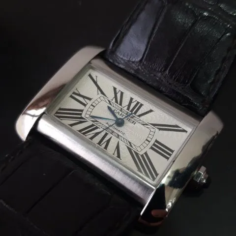 Cartier Tank 2612 38mm Stainless steel White