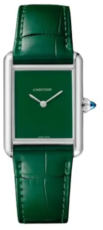 Cartier Tank WSTA0056 33.5mm Stainless steel Green