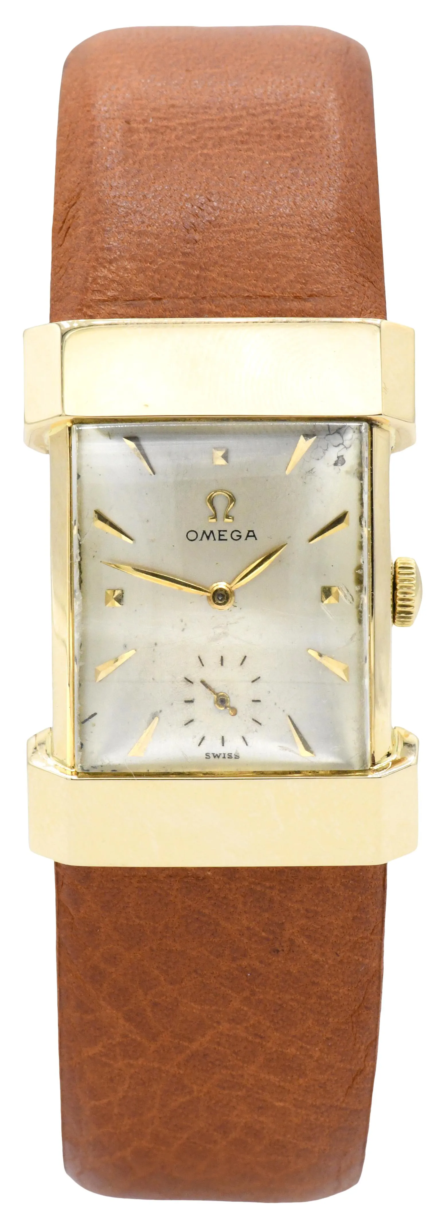 Omega 22mm 14k Gold Silver