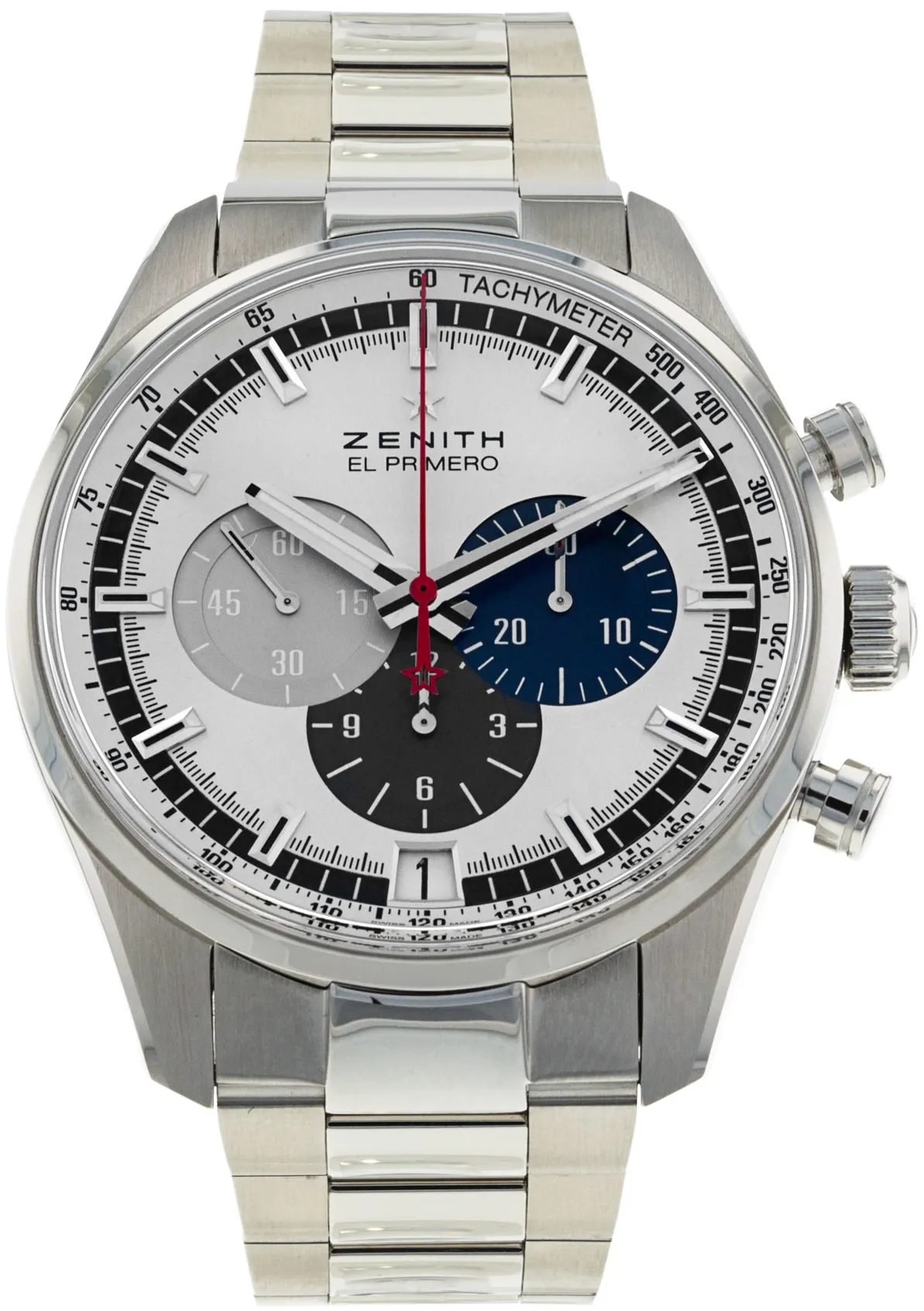 Zenith El Primero 03.2040.400/69.M2040 42mm Stainless steel Silver