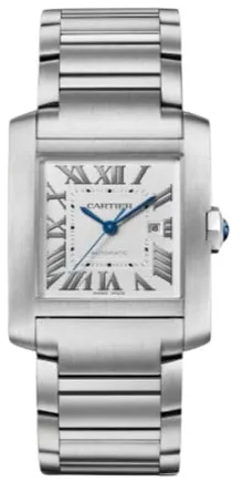 Cartier Tank Française WSTA0067 36.5mm Stainless steel Silver