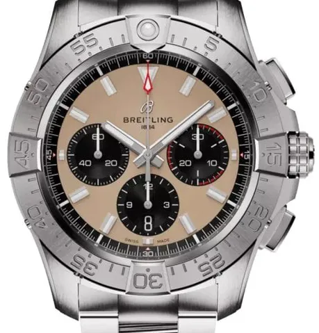 Breitling Avenger AB0147101A1A1 44mm Stainless steel Beige