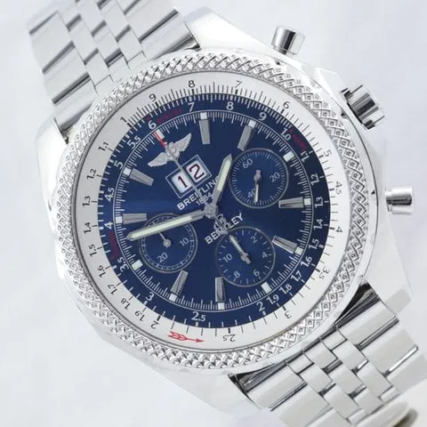 Breitling Bentley A44362 48.7mm Stainless steel Blue