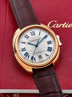 Cartier Clé de Cartier 3962 40mm Rose gold Silver