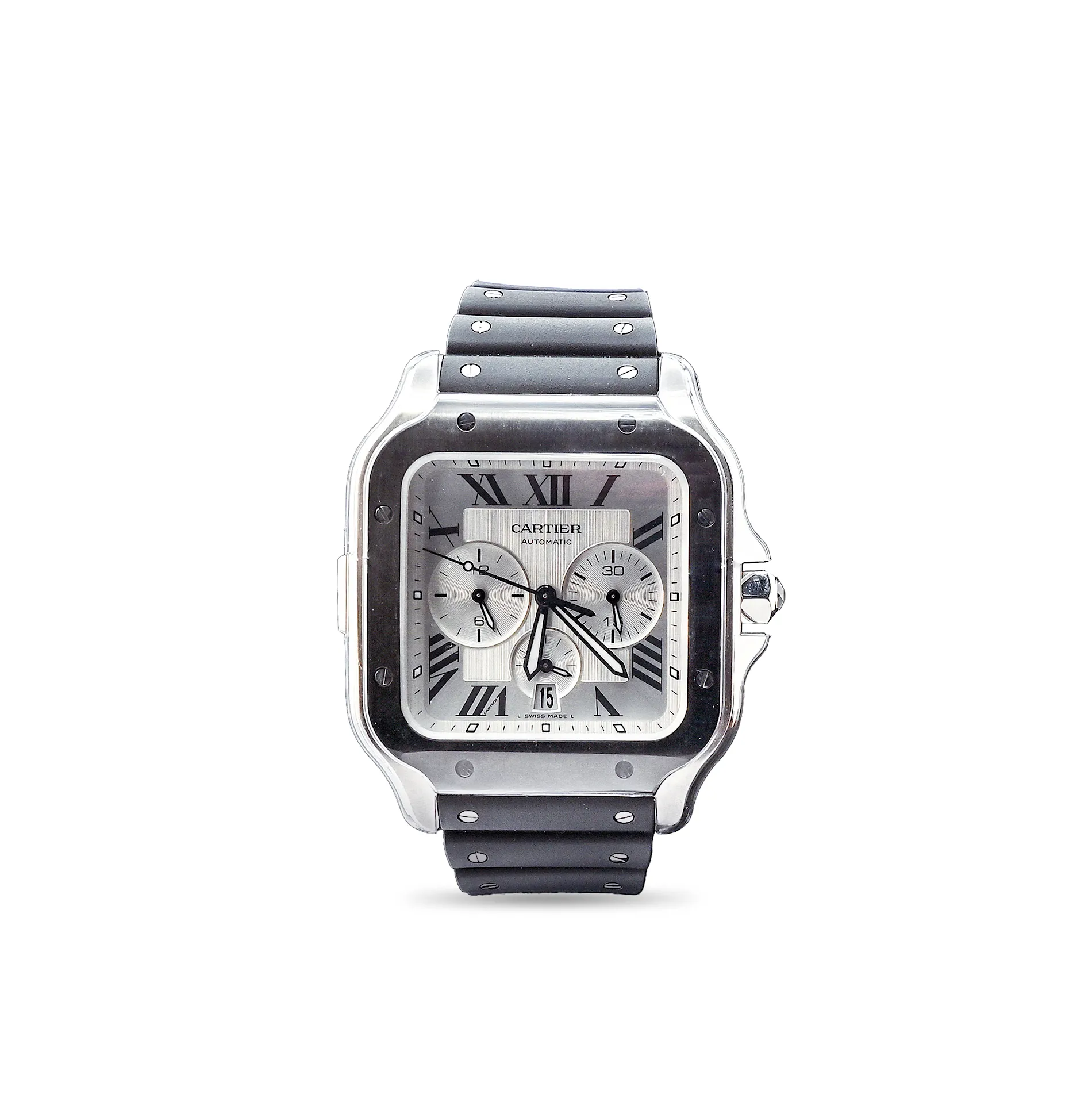 Cartier Santos WSSA0017 43.3mm Stainless steel Silver