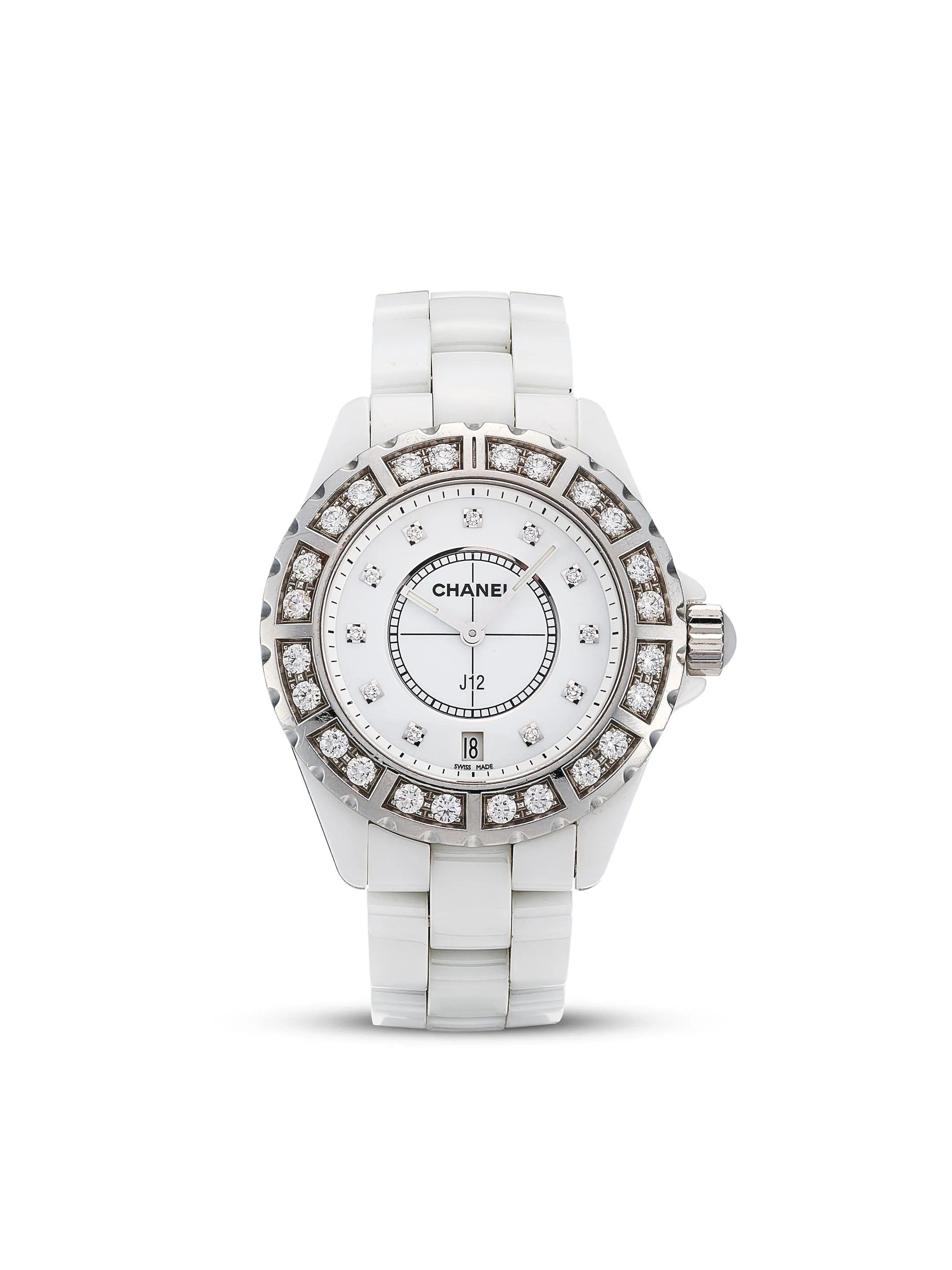 Chanel J12 39mm Ceramic and Stainless steel White 2