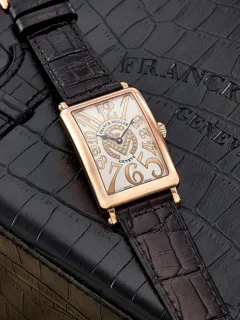 Franck Muller Long Island 952QZ CD 1R Rose gold Silver