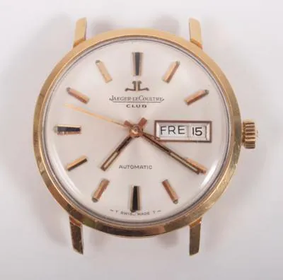 Jaeger-LeCoultre Club 35mm Yellow gold Silver