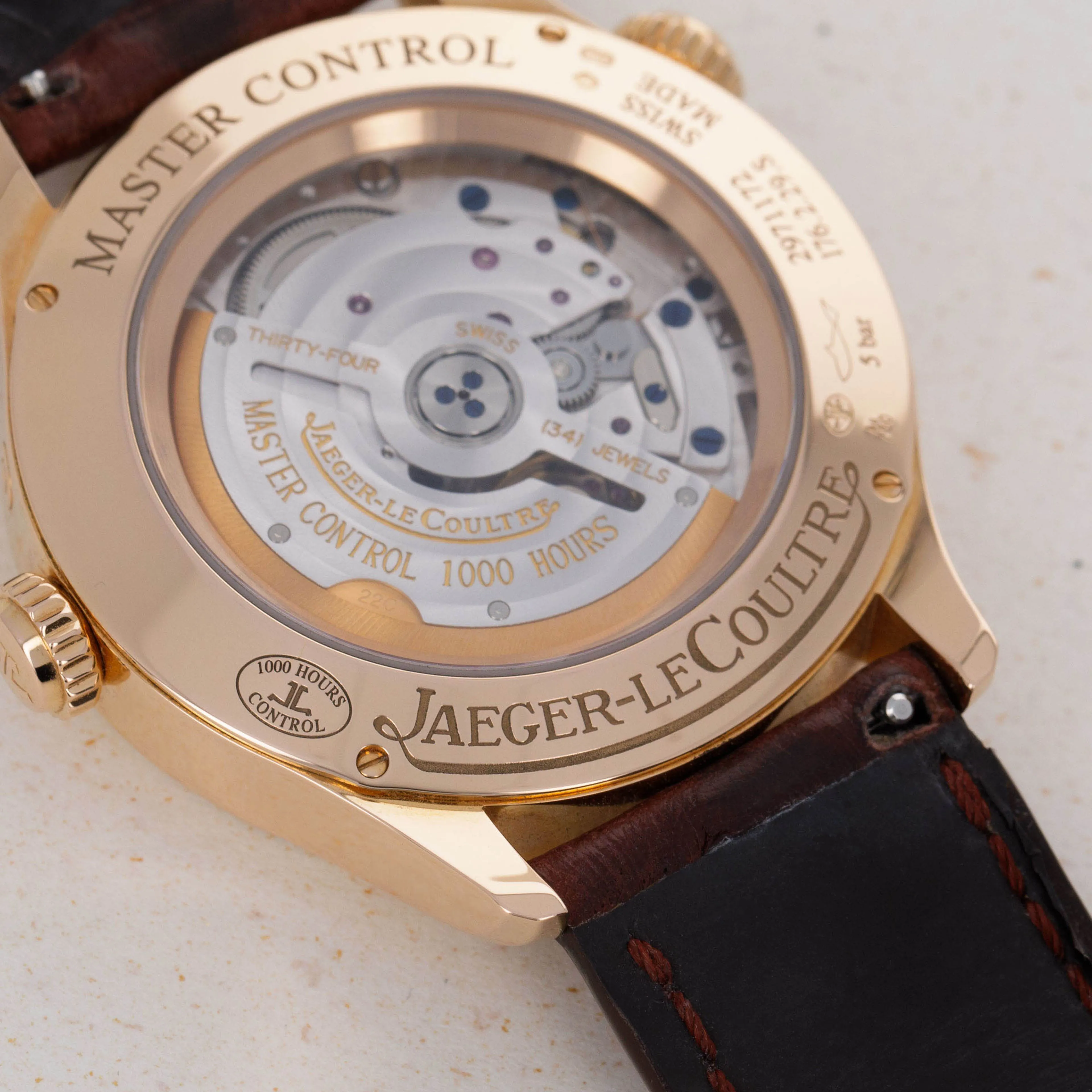 Jaeger-LeCoultre Master Geographic Q1422421 39mm Rose gold Silver 15