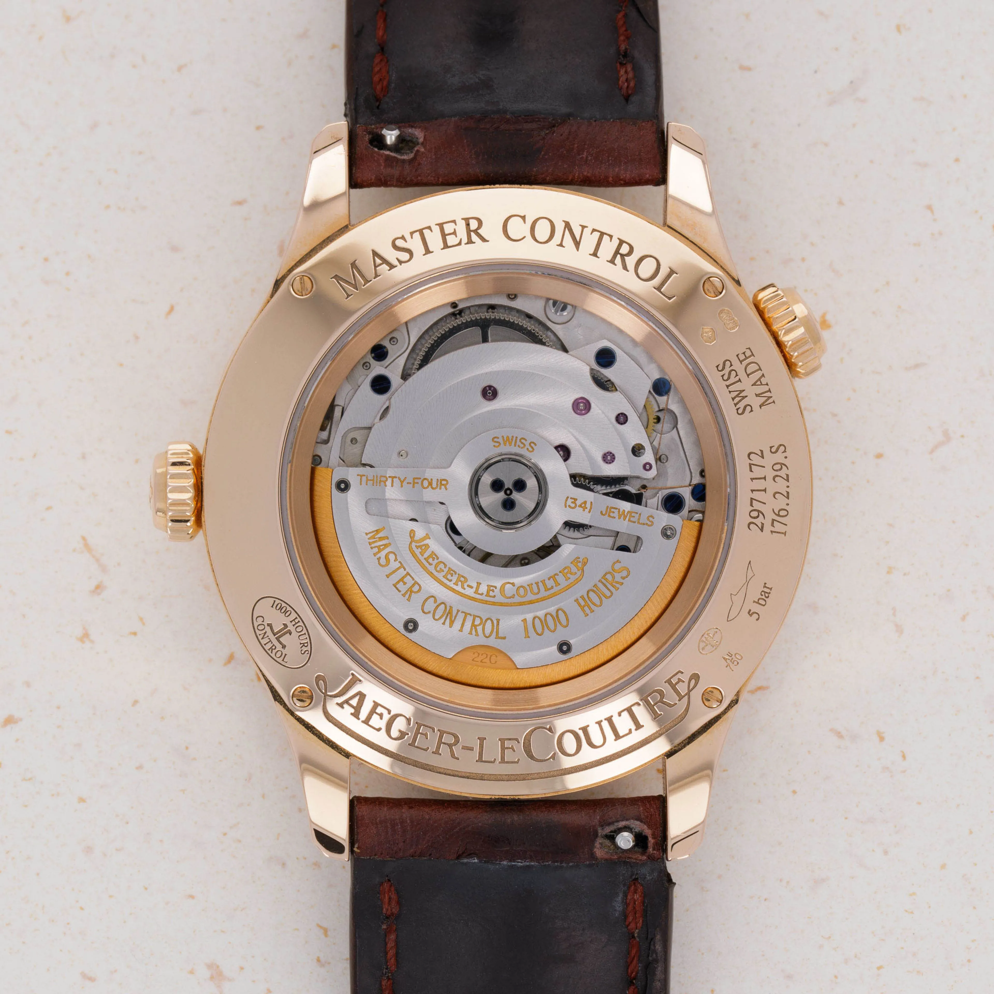 Jaeger-LeCoultre Master Geographic Q1422421 39mm Rose gold Silver 13