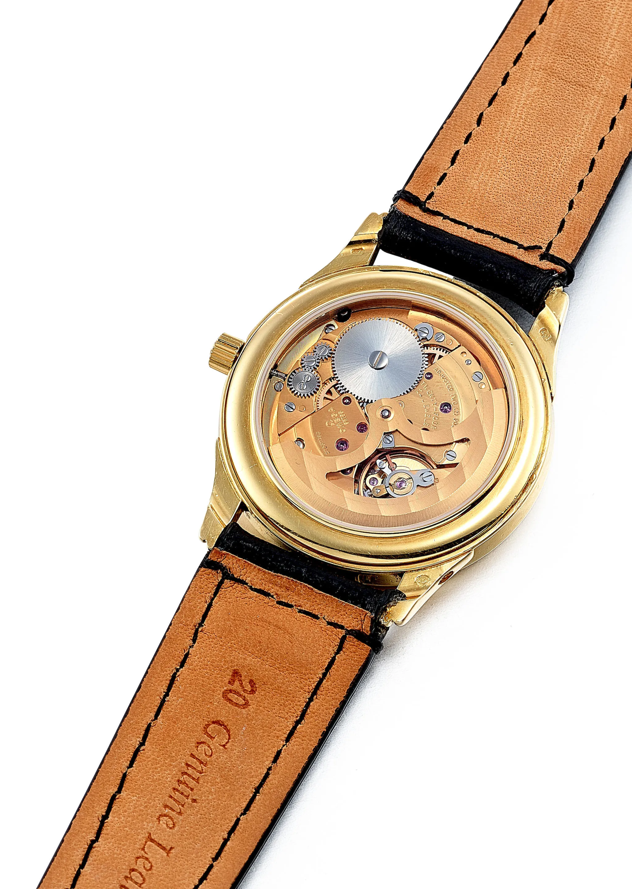 Omega Moonphase 156.003 34mm Yellow gold White 2