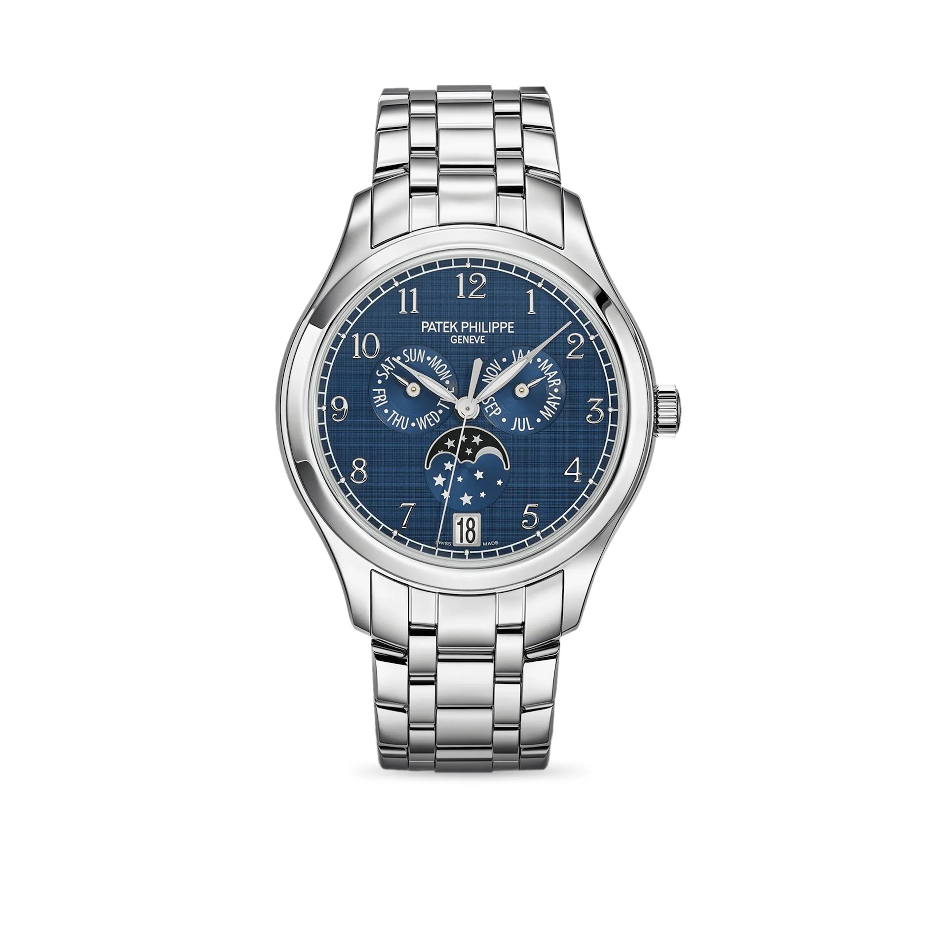 Patek Philippe Annual Calendar 4947/1A-001 38mm Stainless steel Blue